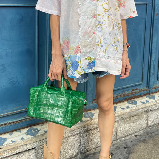 BREAD LOAF Top Handle Bag