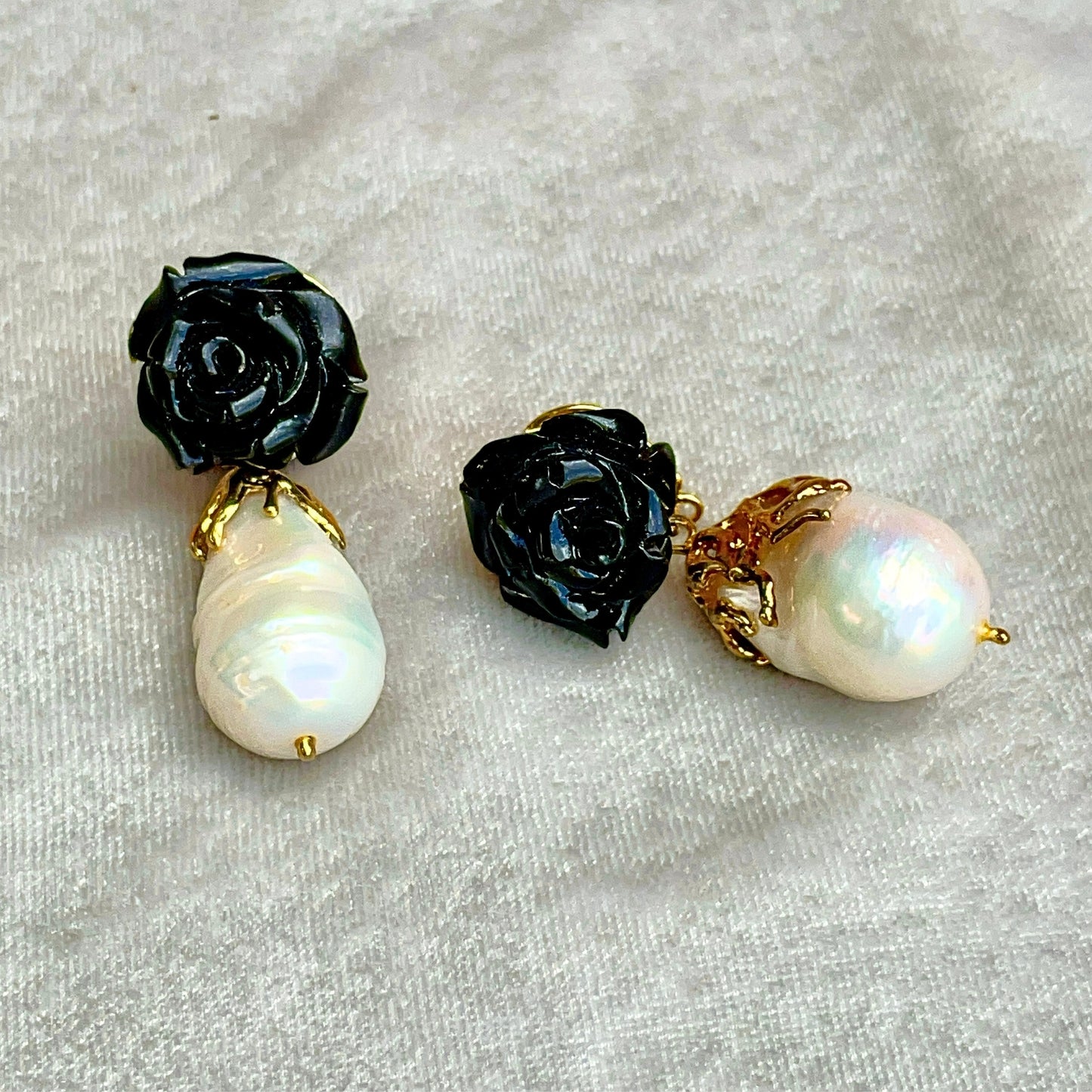 LLUNA Baroque Pearl Earrings