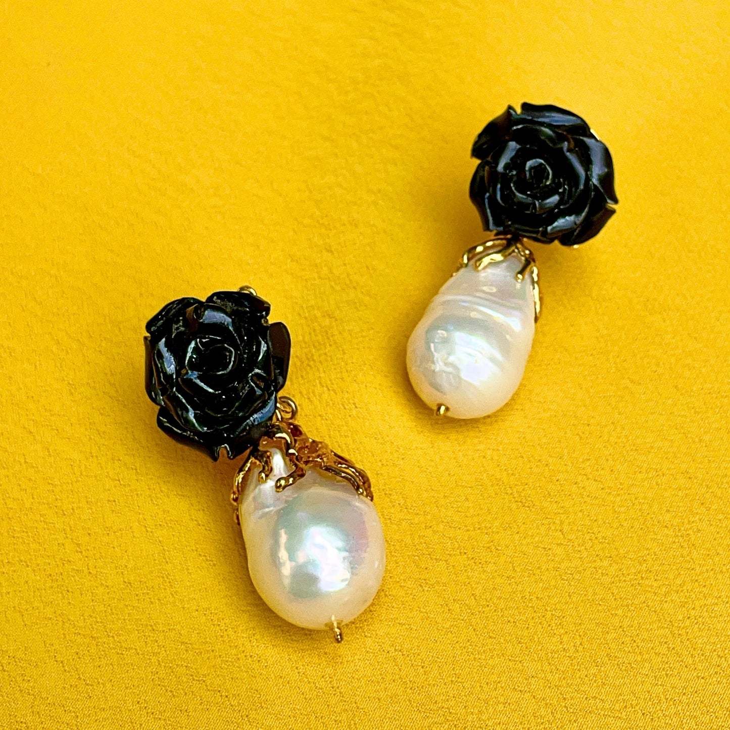 LLUNA Baroque Pearl Earrings