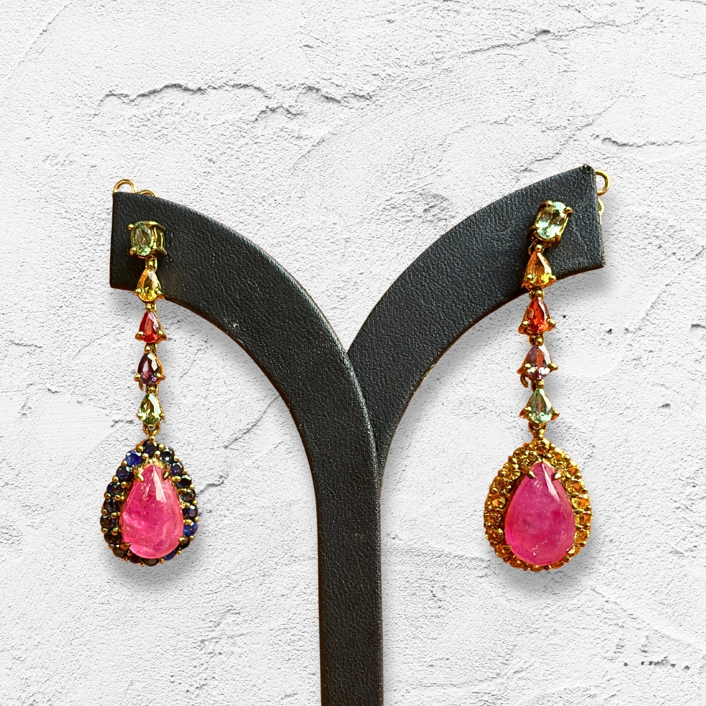 CARTAGENA Ruby & Sapphires Earrings