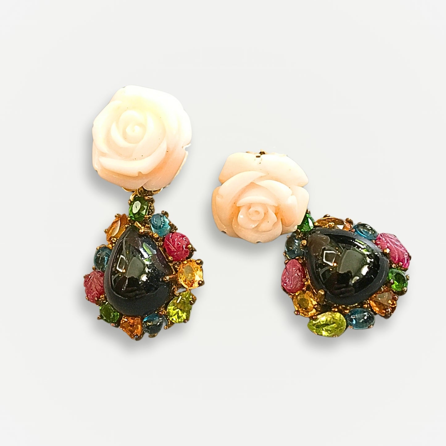 NETTARE Onyx & Multi-stones Earrings