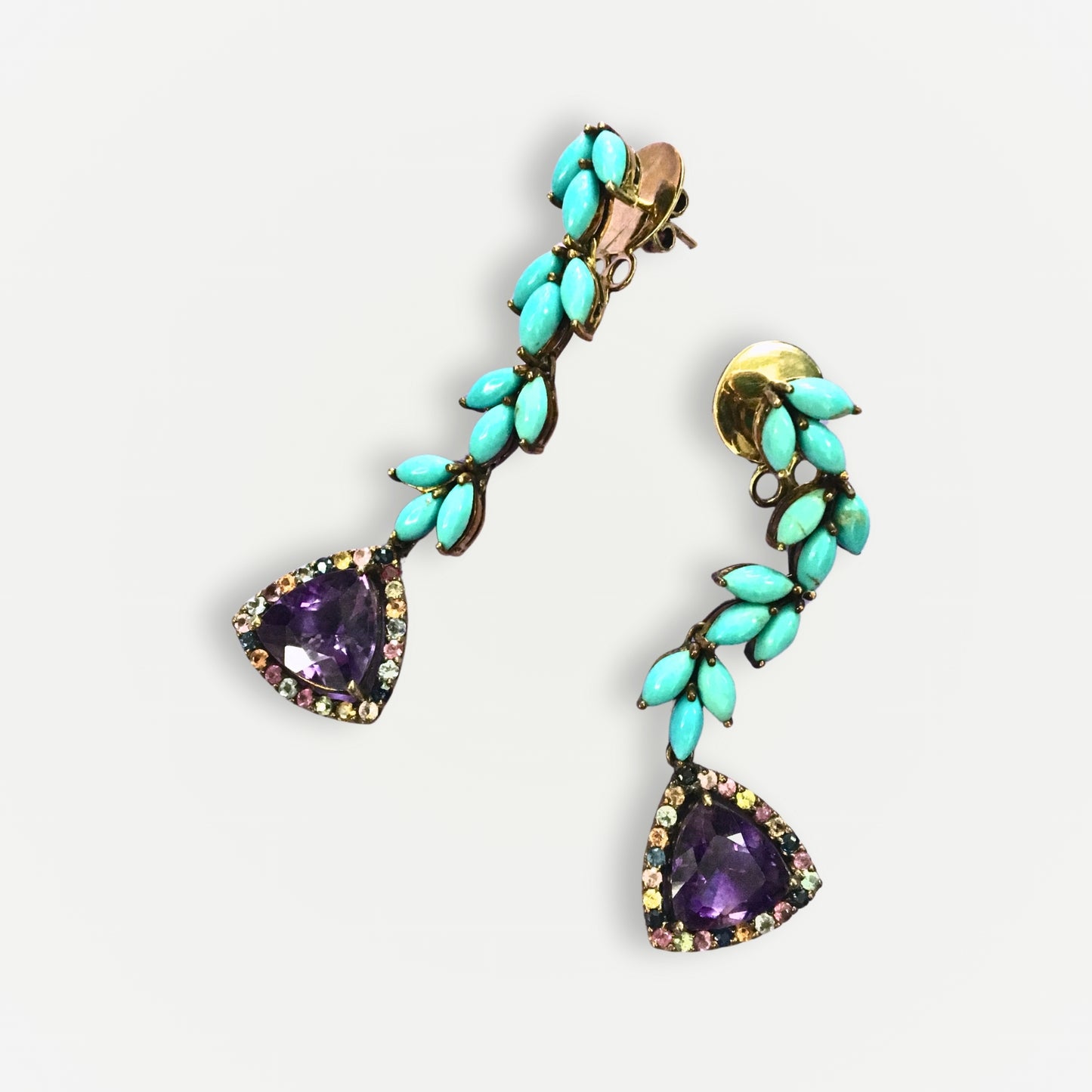 AZZURRO Amethyst Earrings