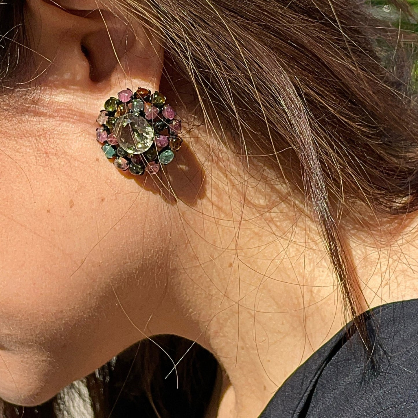 GIVERNY Citrine & Tourmaline Earrings