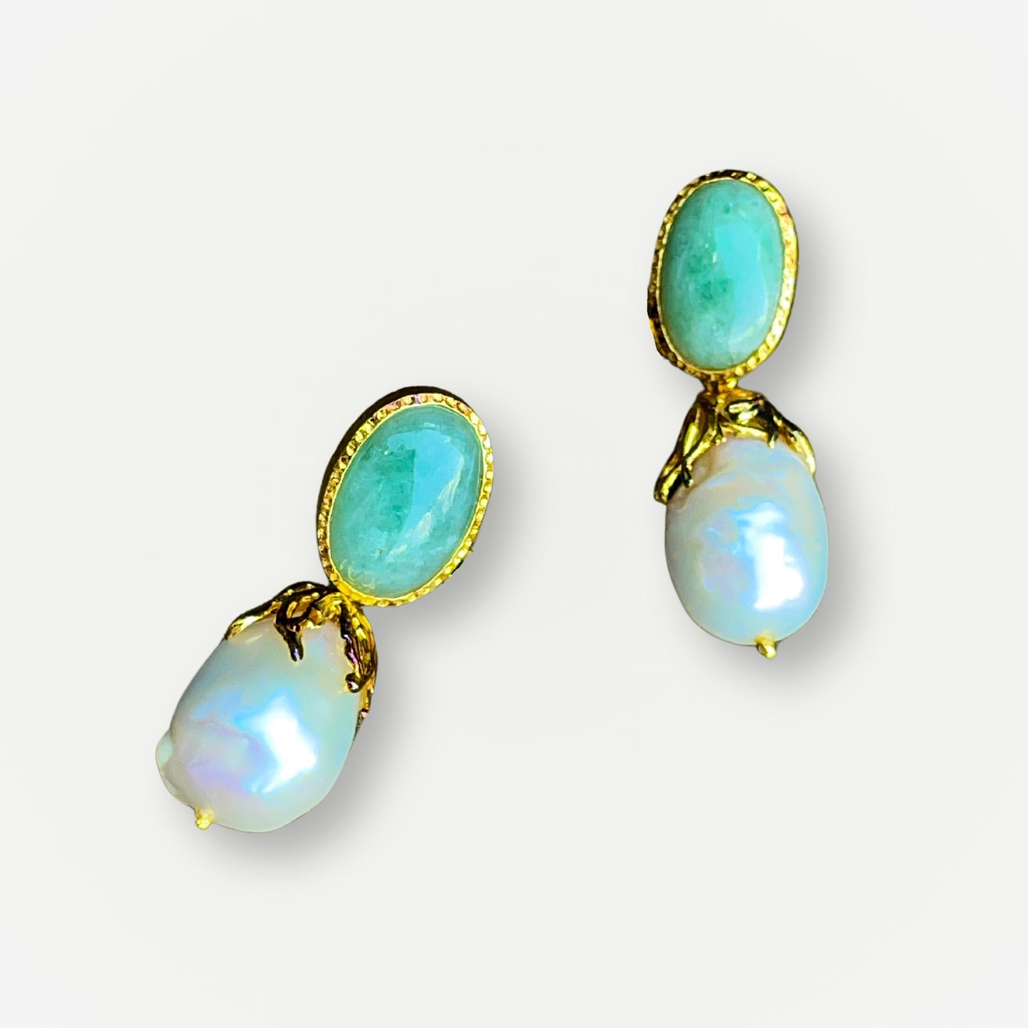 GIADA Jade & Pearl Earrings