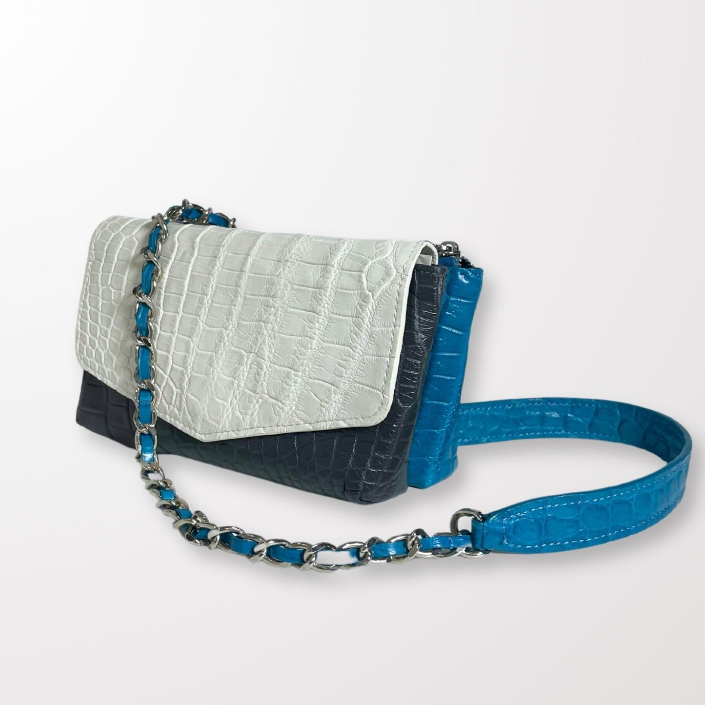 TWIN Belt & Crossbody Bag: White