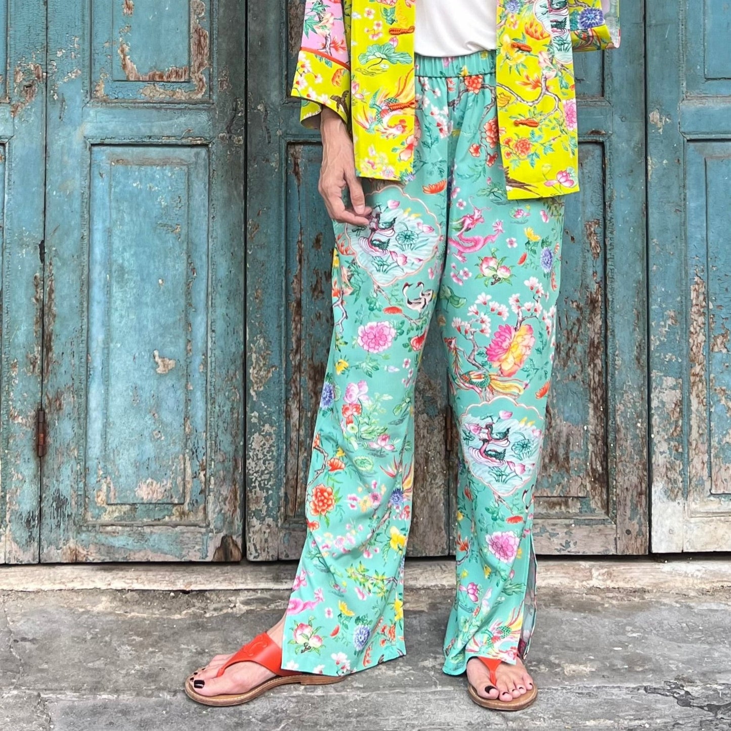 LOTUS POND Pants: Green