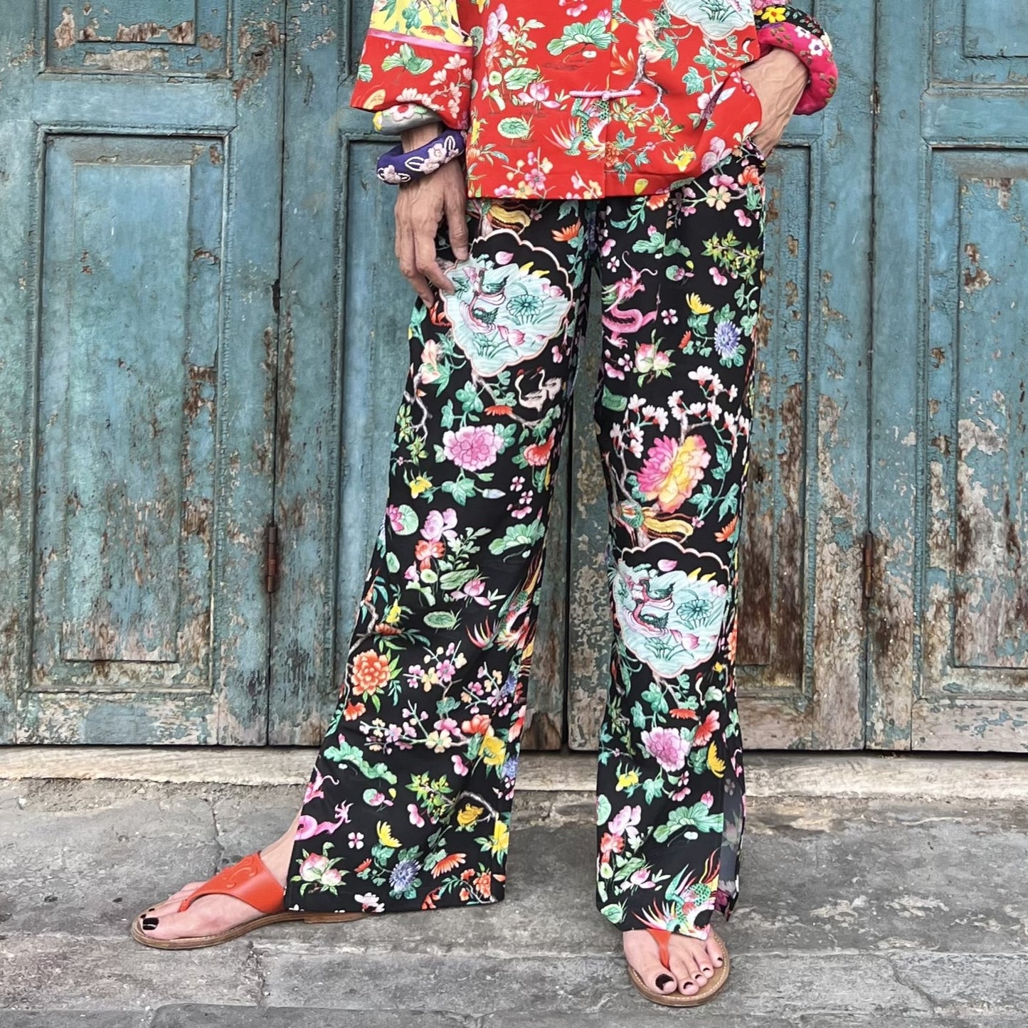 LOTUS POND Pants: Pink