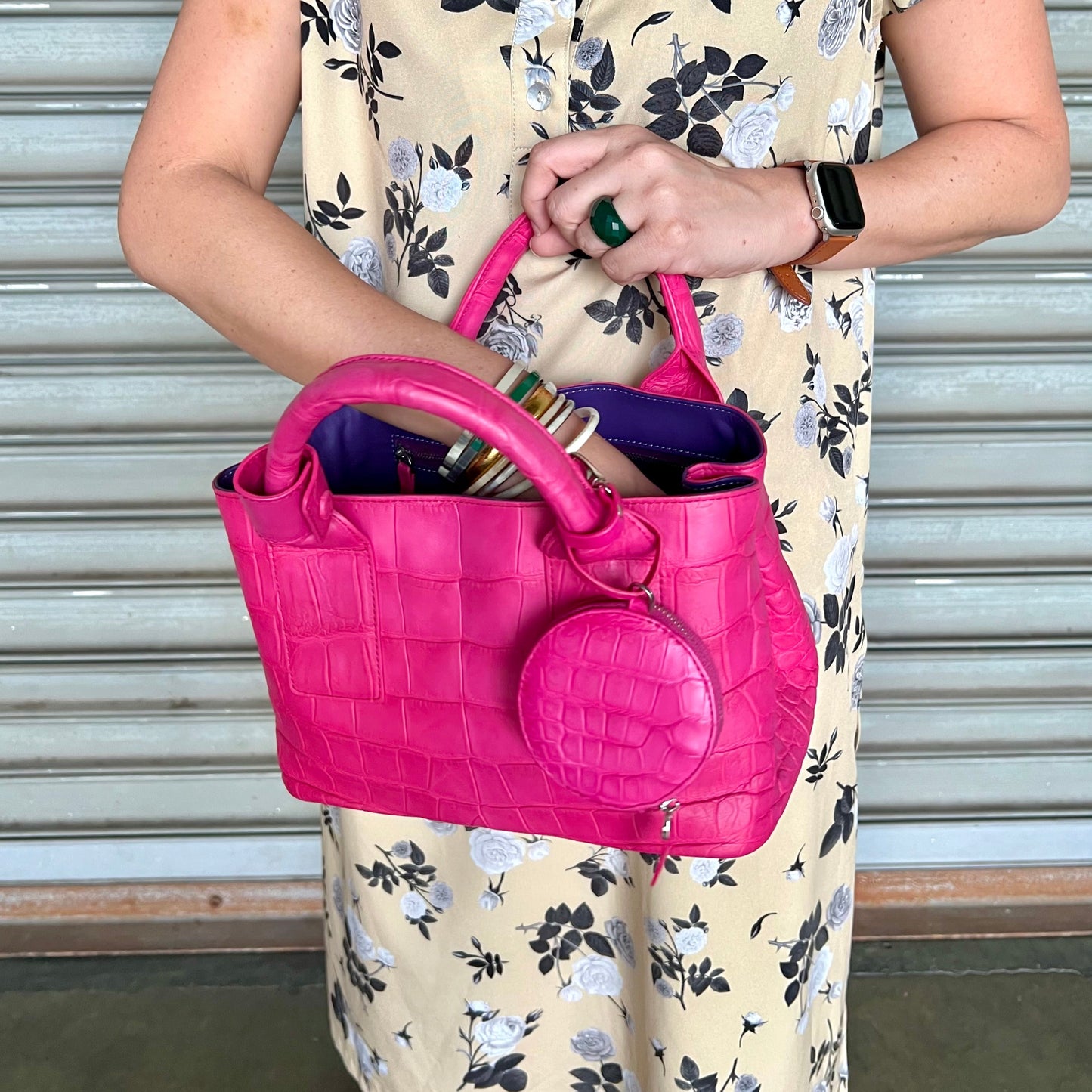 FLEXII 25 Top Handle Bag: Fuchsia