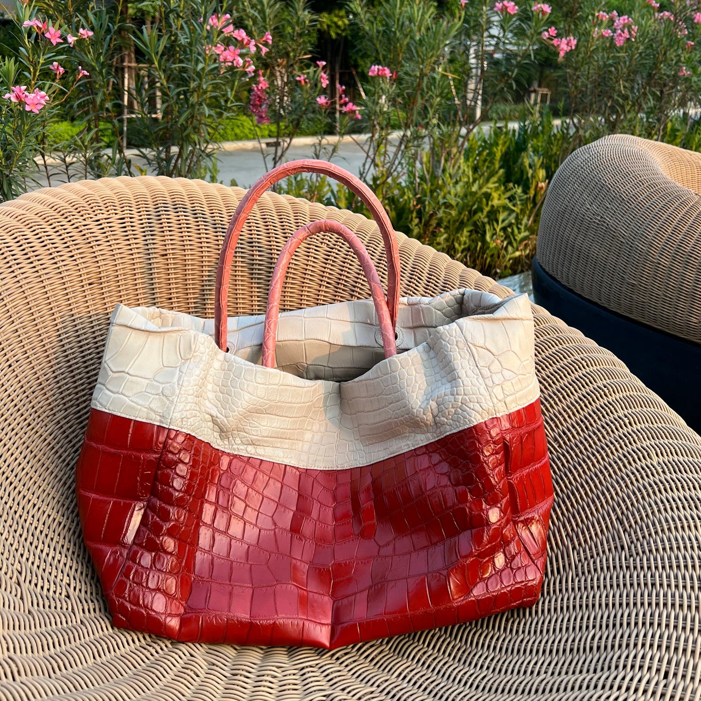 ALWAYS Tote Bag: Terracotta/Ivory