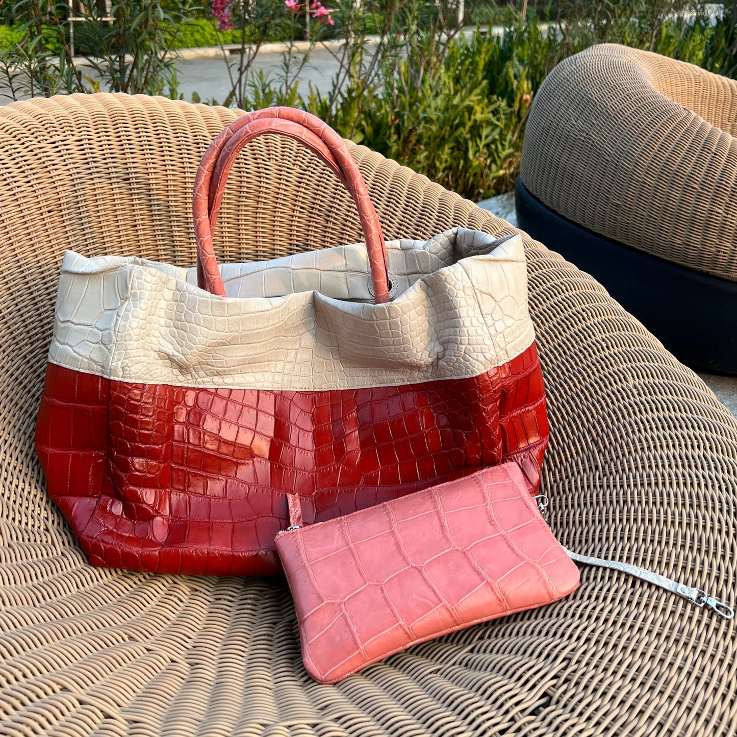 ALWAYS Tote Bag: Terracotta/Ivory