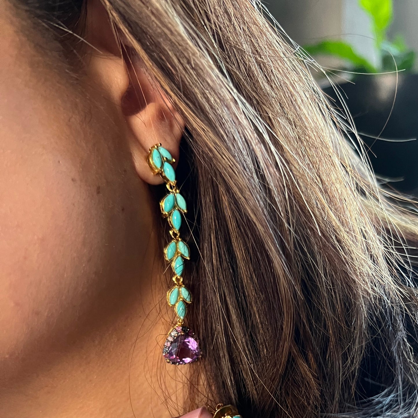 AZZURRO Peridot Earrings